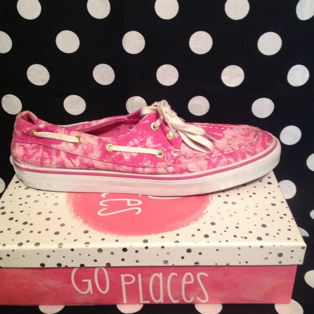 Sperry Top Slider Shoes Womens Pink 9!